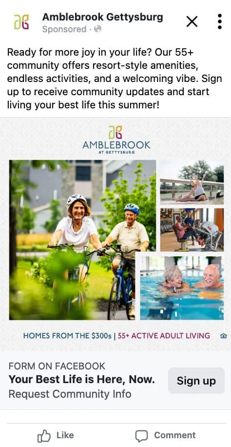 Facebook Ad